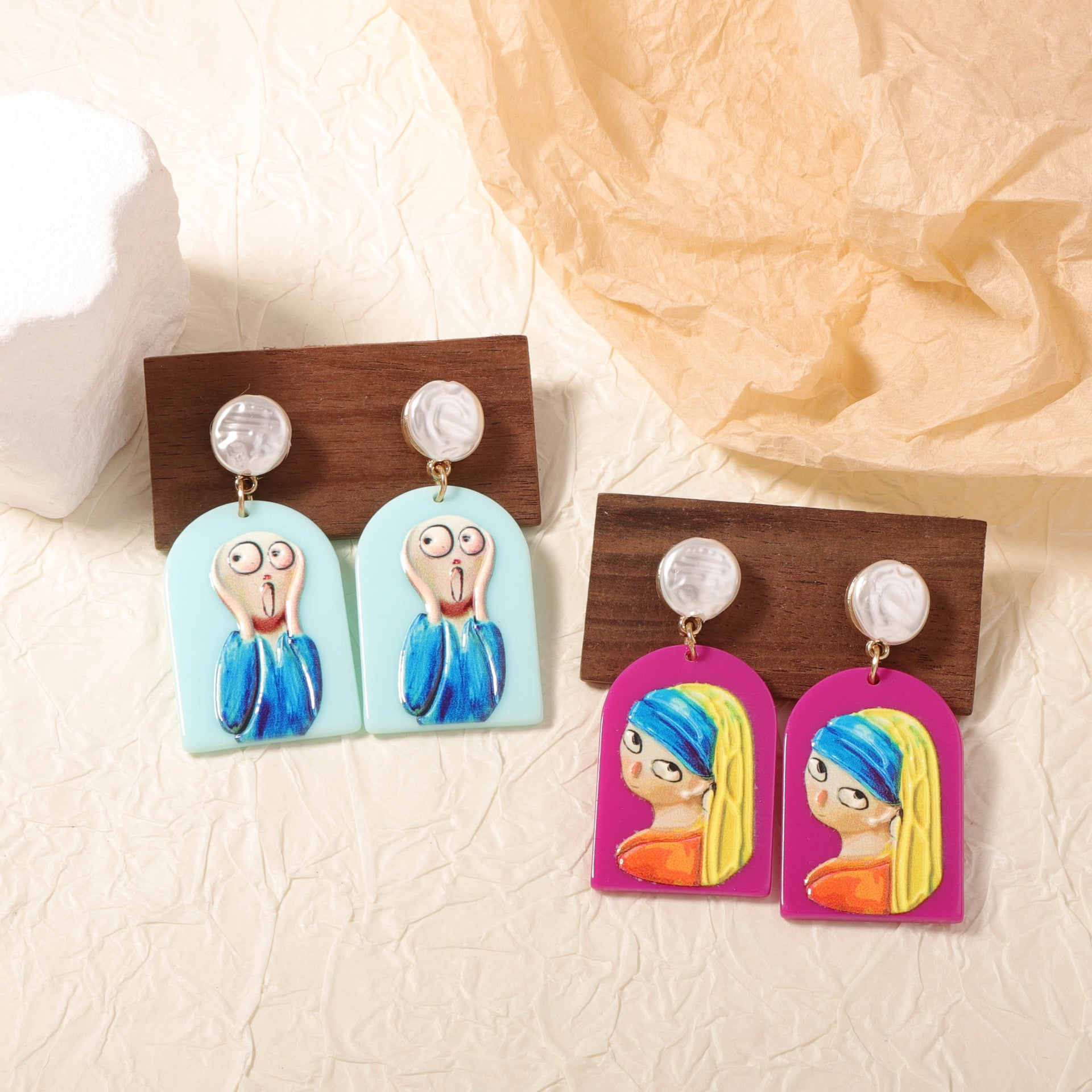 Czarujący Perłowy Kolczyk na każdą okazję