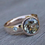 Delikatny rzemieślniczy Pierścionek