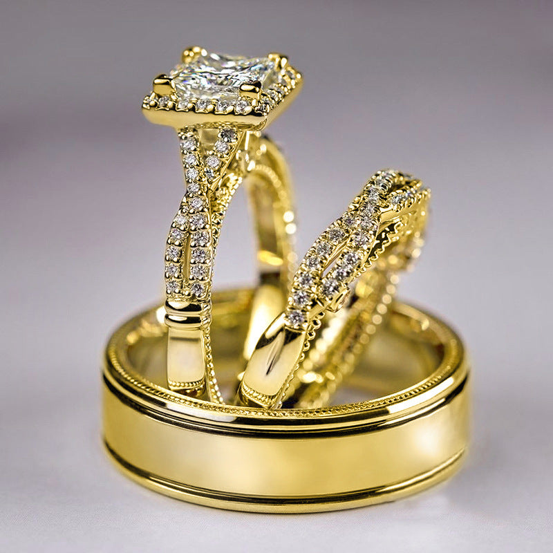 A Must-Have - Delikatny rzemieślniczy Złoty Pierścionek