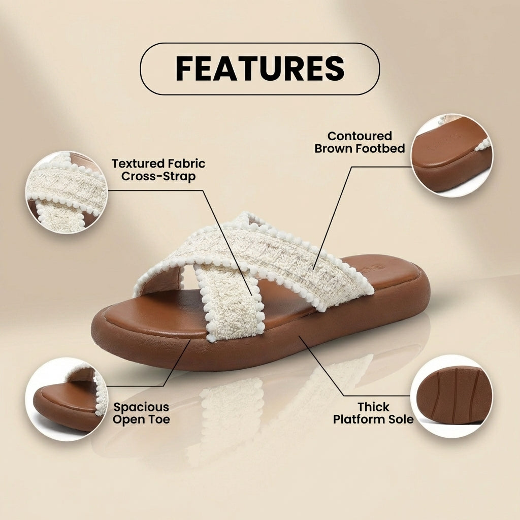 Vintage Inspired Orthopedic Slippers