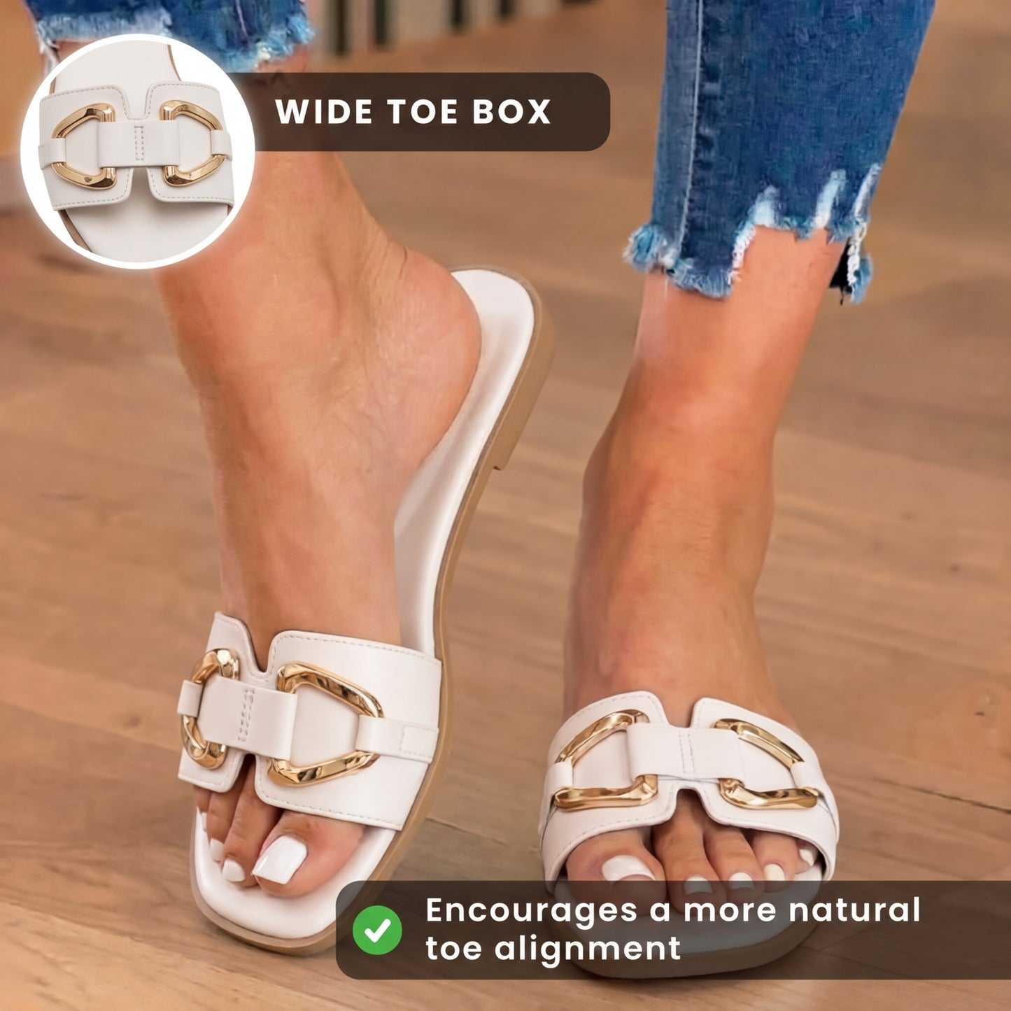 Graceful Orthopedic Slippers for Modern Look