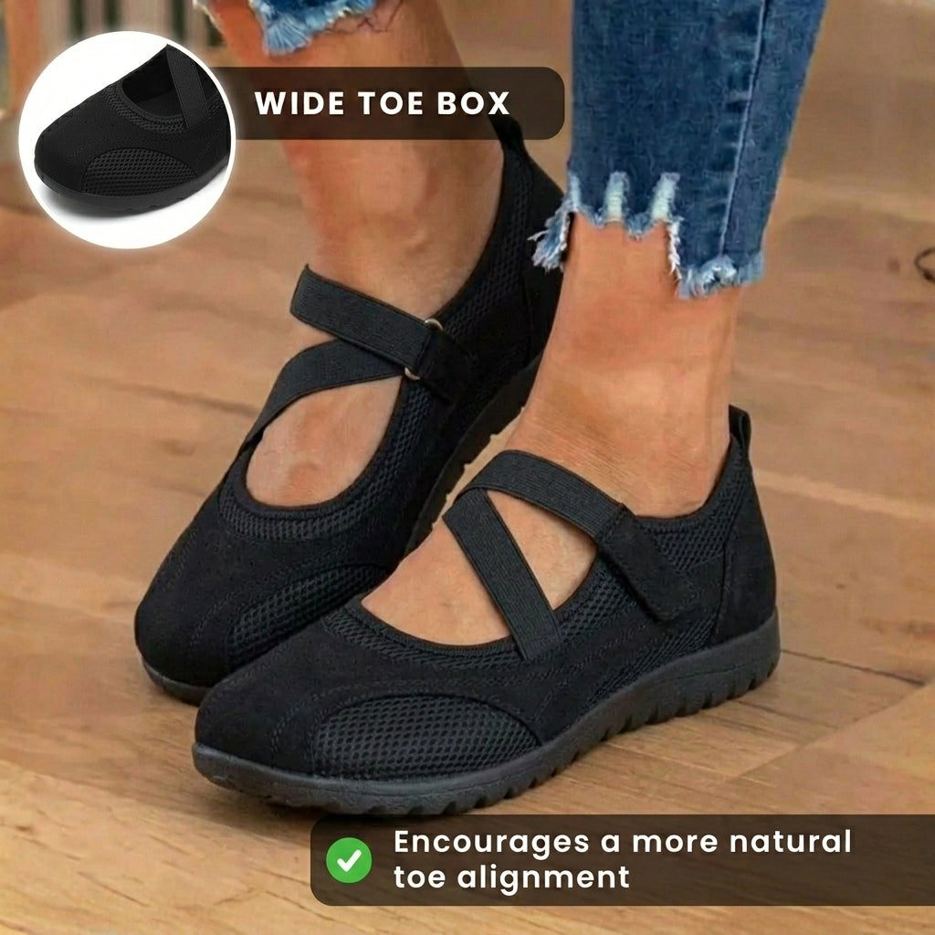 Chic Orthopedic Flats with Unique Design