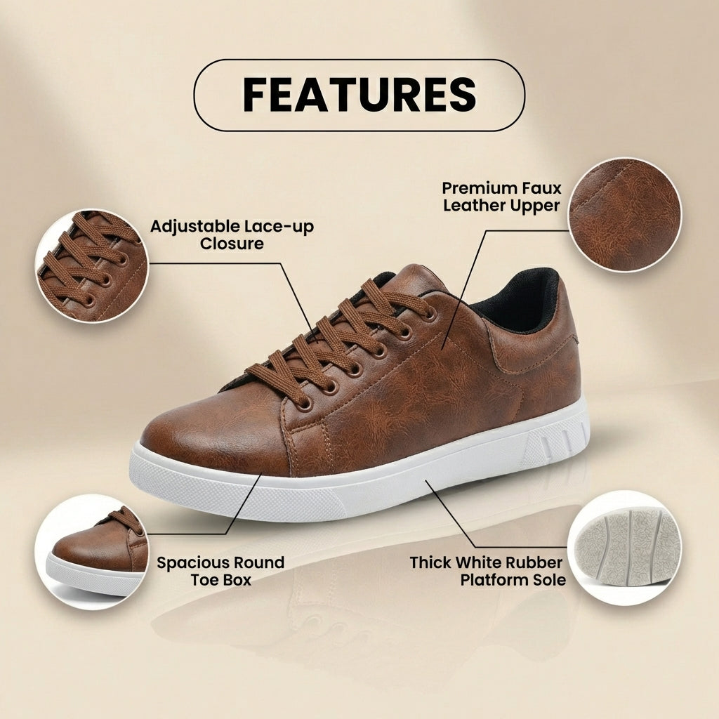 Classic Orthopedic Sneakers with Timeless Style