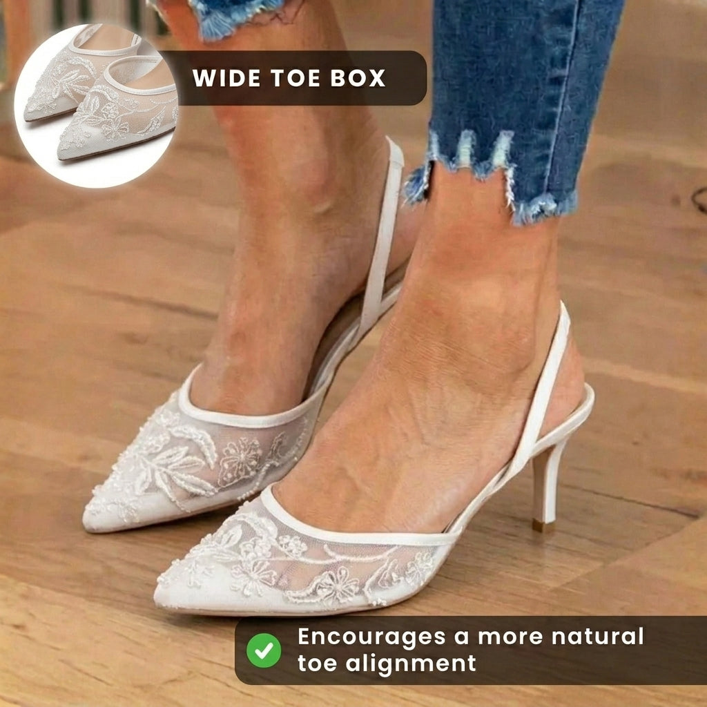 Vintage Inspired Orthopedic Mules