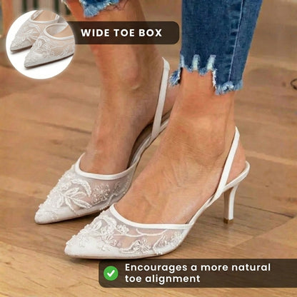 Vintage Inspired Orthopedic Mules