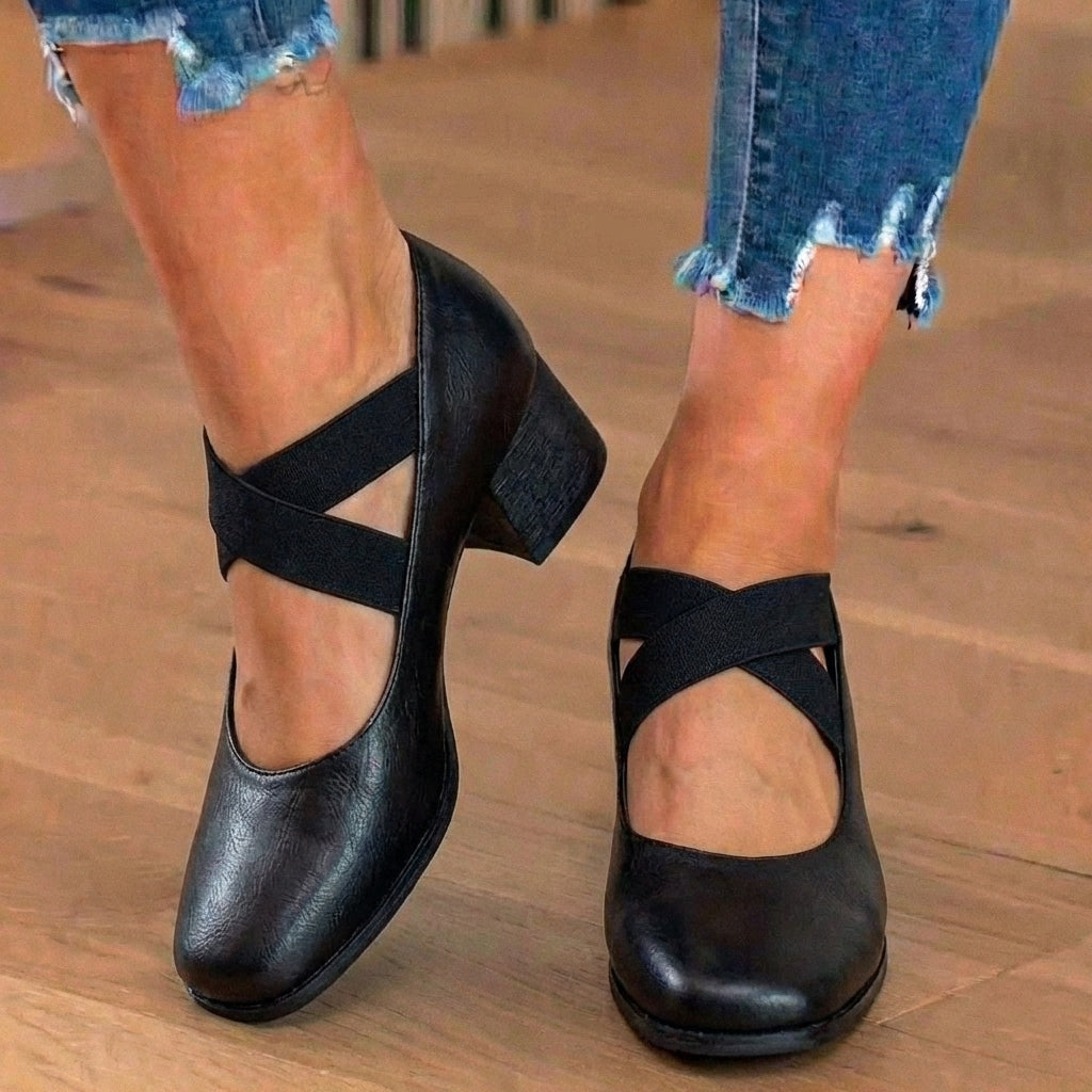 Classic Orthopedic Flats with Timeless Style