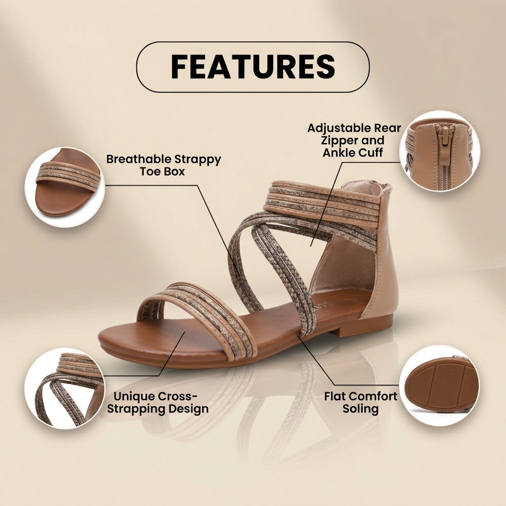 Chic Orthopedic Sandals with Unique Design