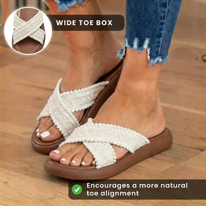 Vintage Inspired Orthopedic Slippers