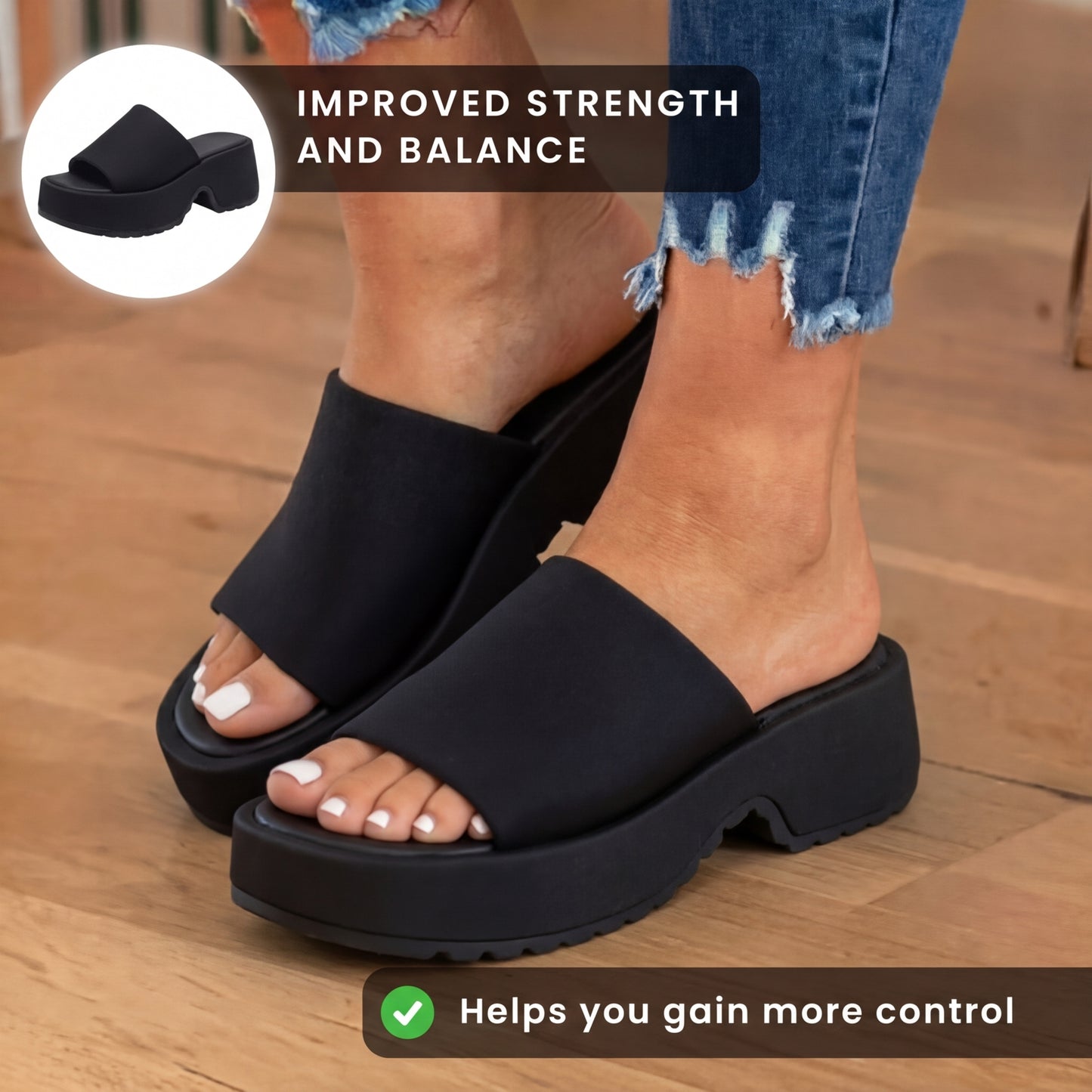 Graceful Orthopedic Slippers for Modern Look