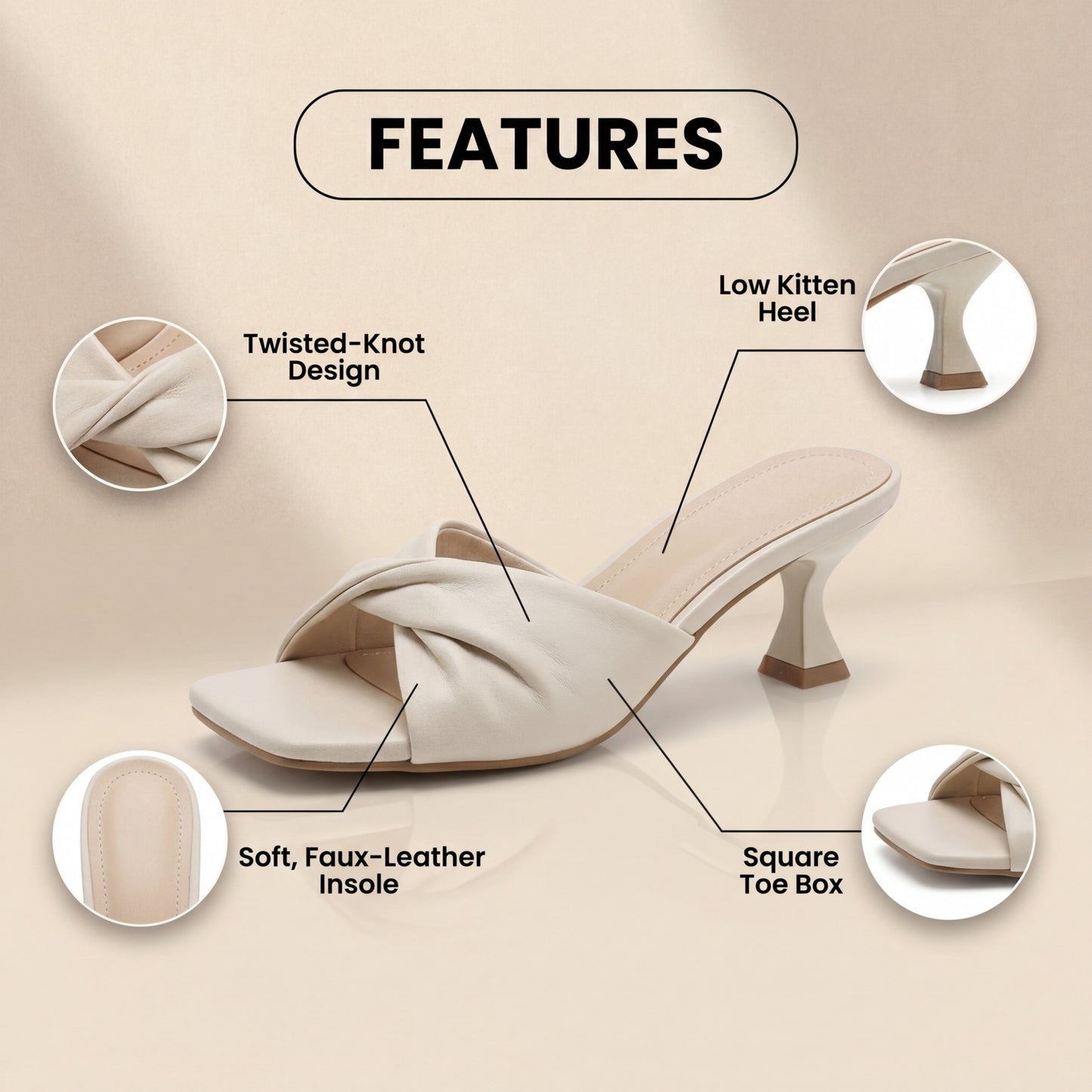 Vintage Inspired Orthopedic Heels