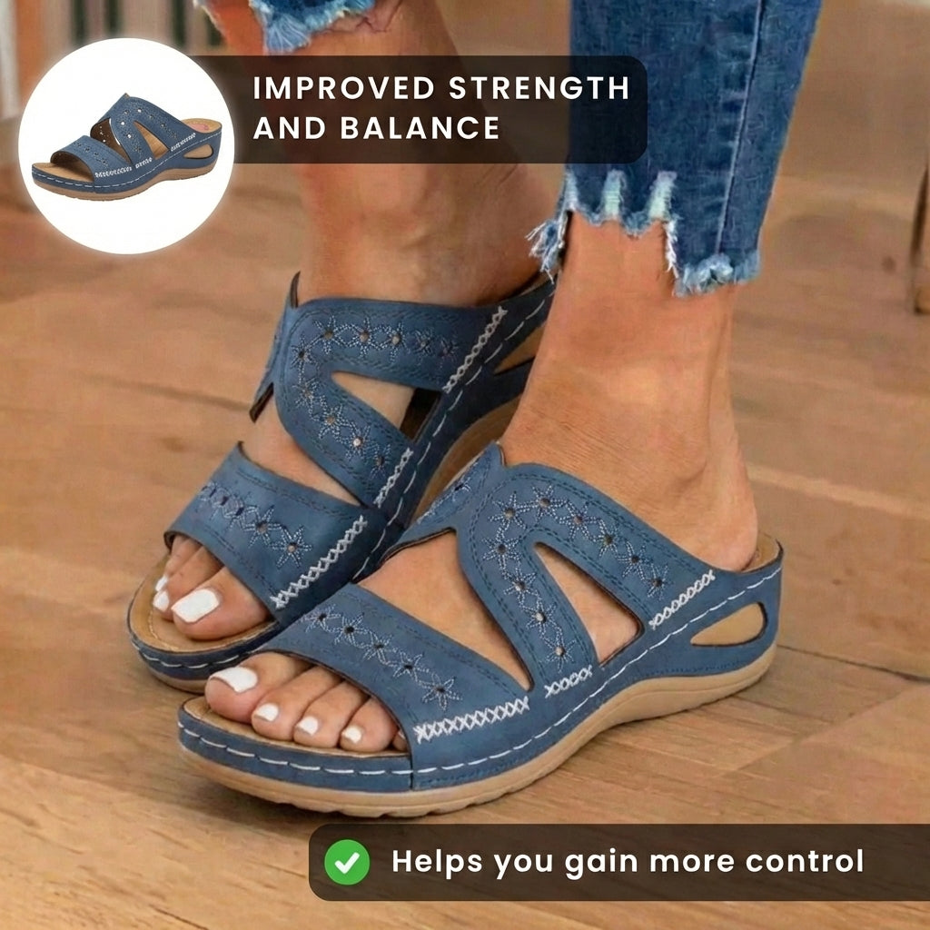 Classic Orthopedic Slippers with Timeless Style