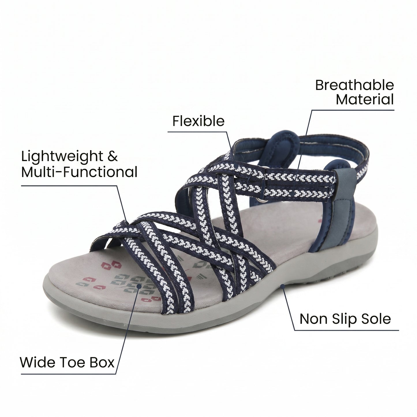 Graceful Orthopedic Sandals for Modern Look