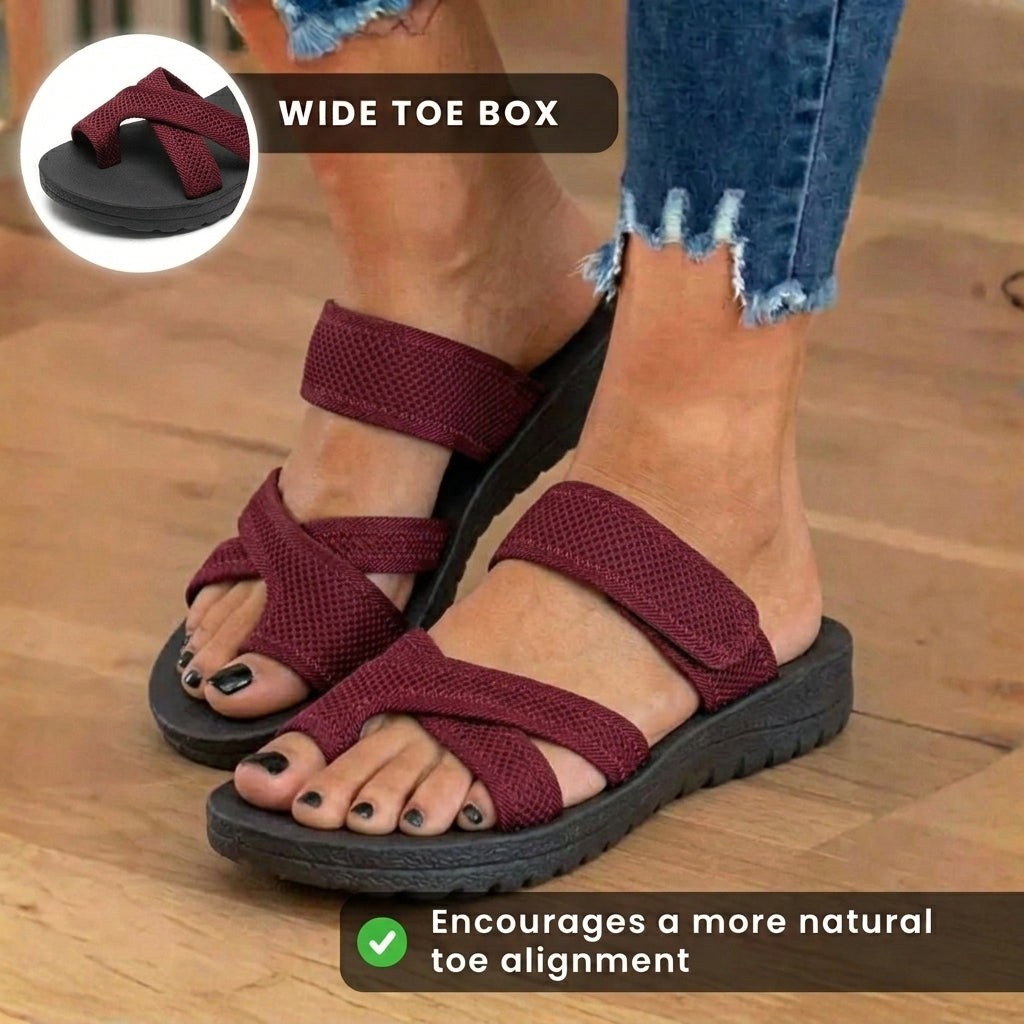 Vintage Inspired Orthopedic Slippers