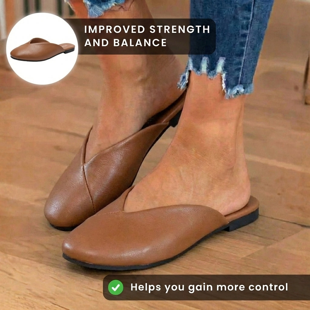 Vintage Inspired Orthopedic Mules
