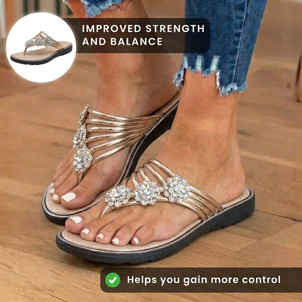 Vintage Inspired Orthopedic Slippers