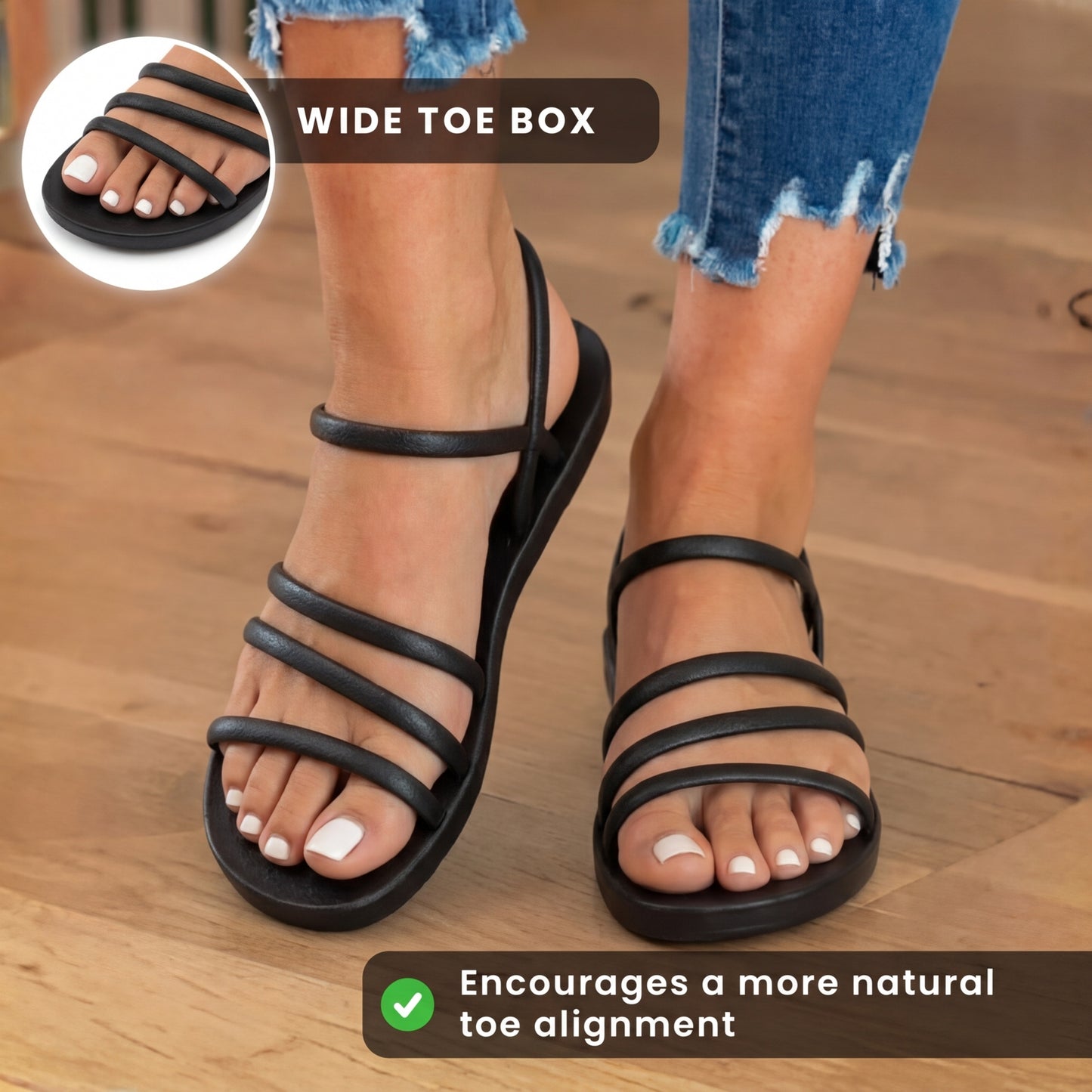 Classic Orthopedic Sandals with Timeless Style