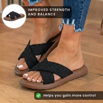 Vintage Inspired Orthopedic Slippers