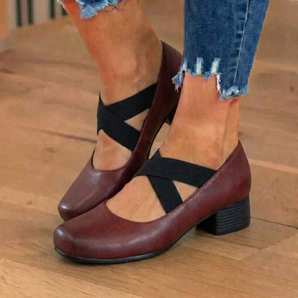 Classic Orthopedic Flats with Timeless Style