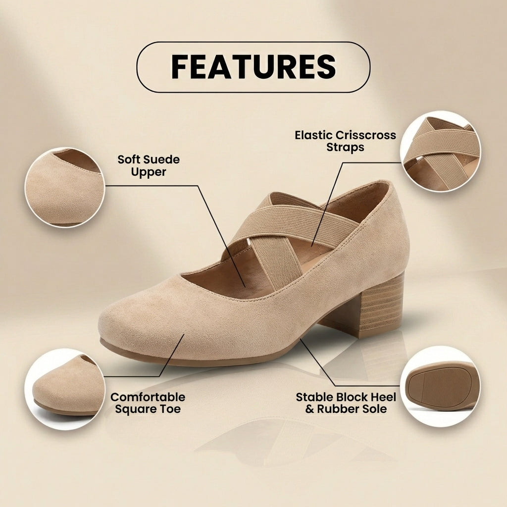 Classic Orthopedic Flats with Timeless Style