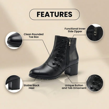 Classic Orthopedic Boots with Timeless Style