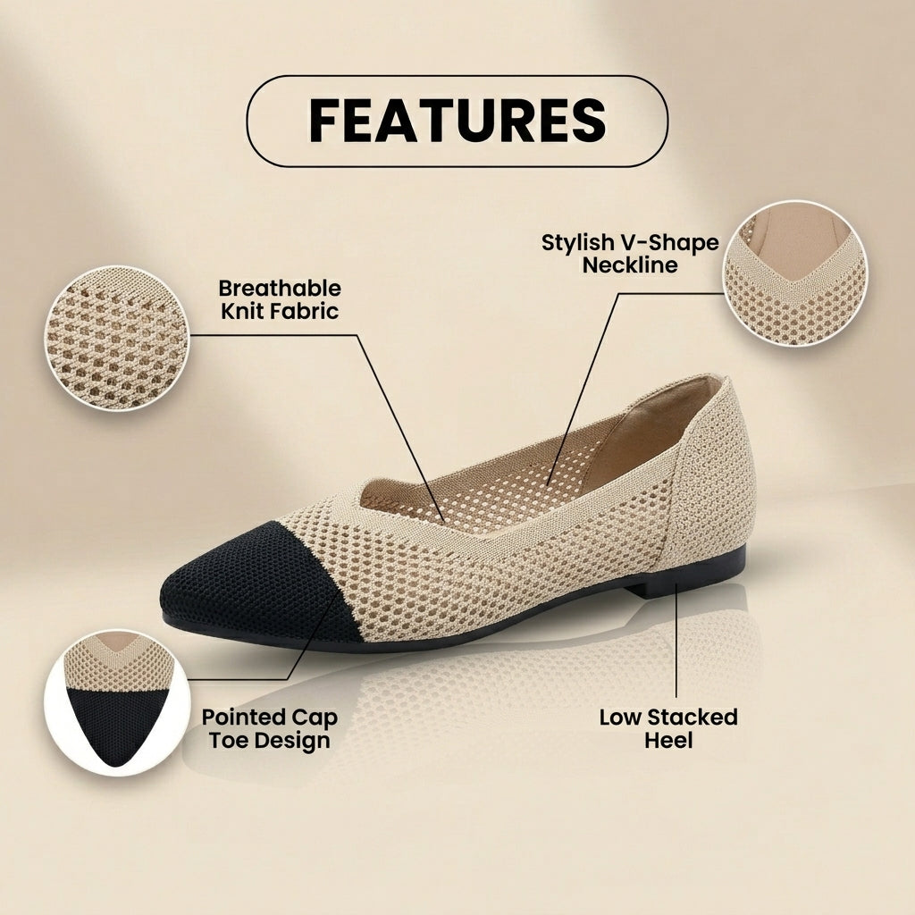 Graceful Orthopedic Flats for Modern Look