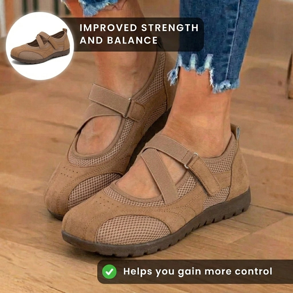 Graceful Orthopedic Flats for Modern Look