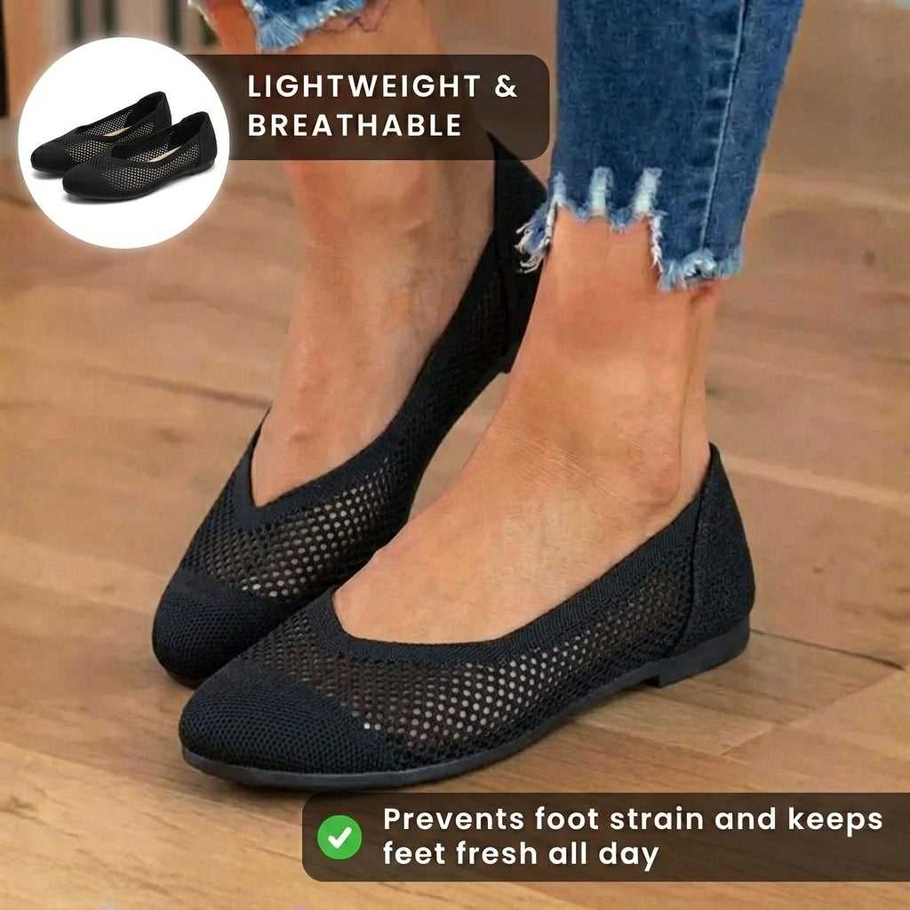 Graceful Orthopedic Flats for Modern Look
