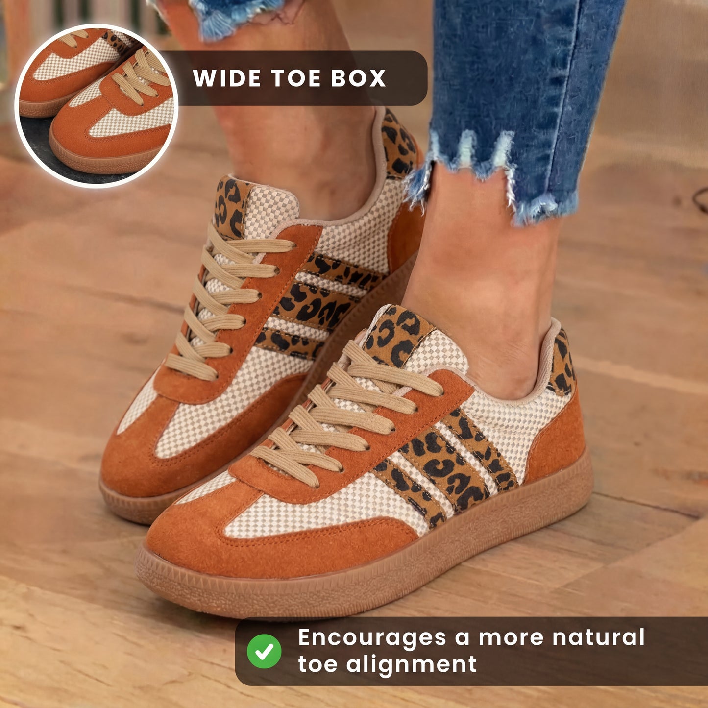 Sleek and Supportive Orthopedic Sneakers
