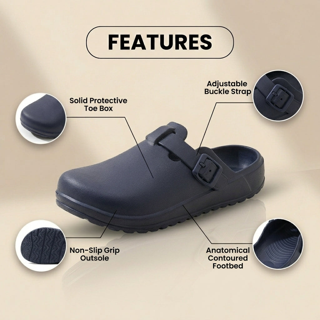 Classic Orthopedic Slippers with Timeless Style