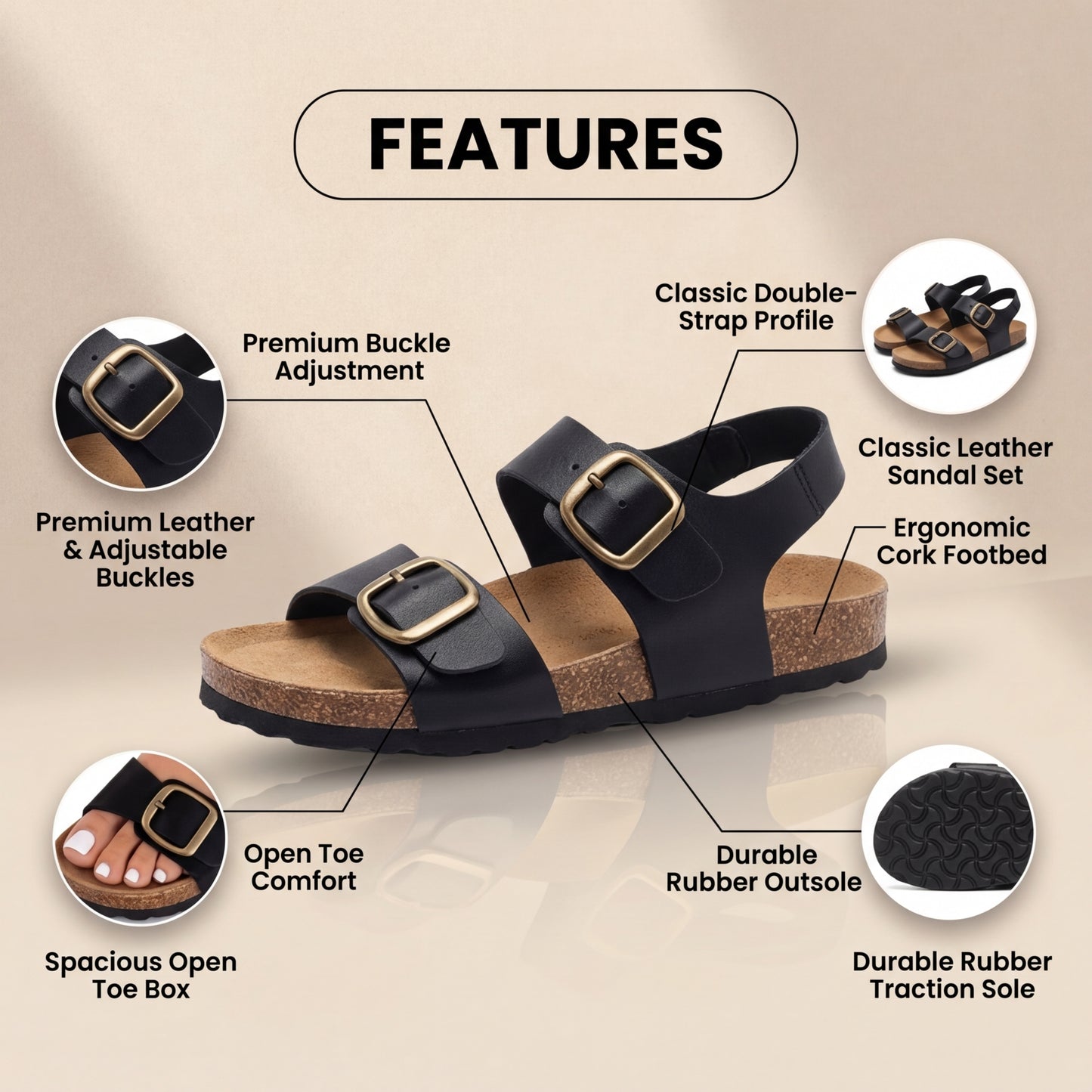 Elegant Orthopedic Slippers for Every Step