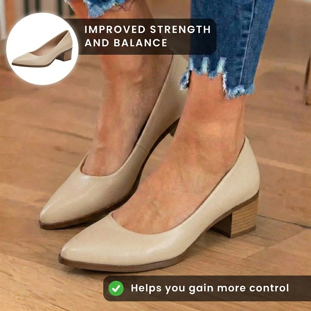 Classic Orthopedic Heels with Timeless Style