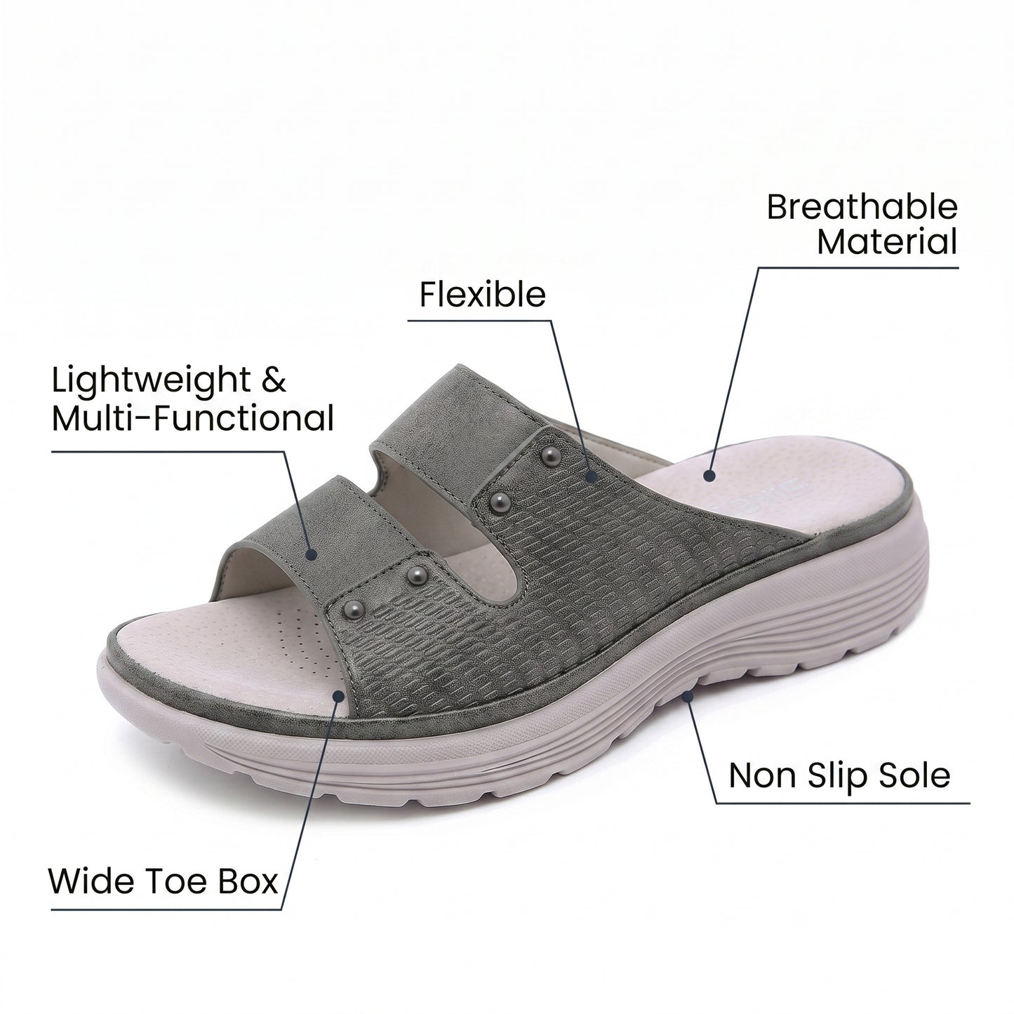 Classic Orthopedic Slippers with Timeless Style