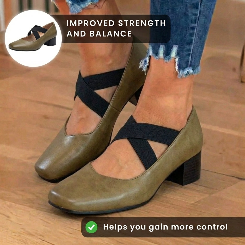 Classic Orthopedic Flats with Timeless Style