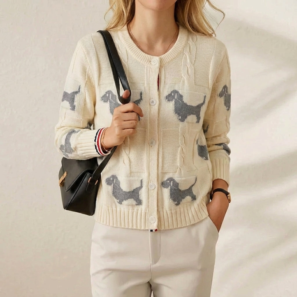 Beige White