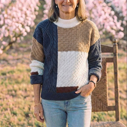 Creamy-white fleece-lined model