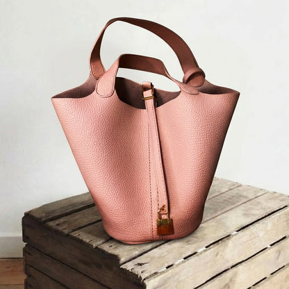Sakura pink pony with silk scarf